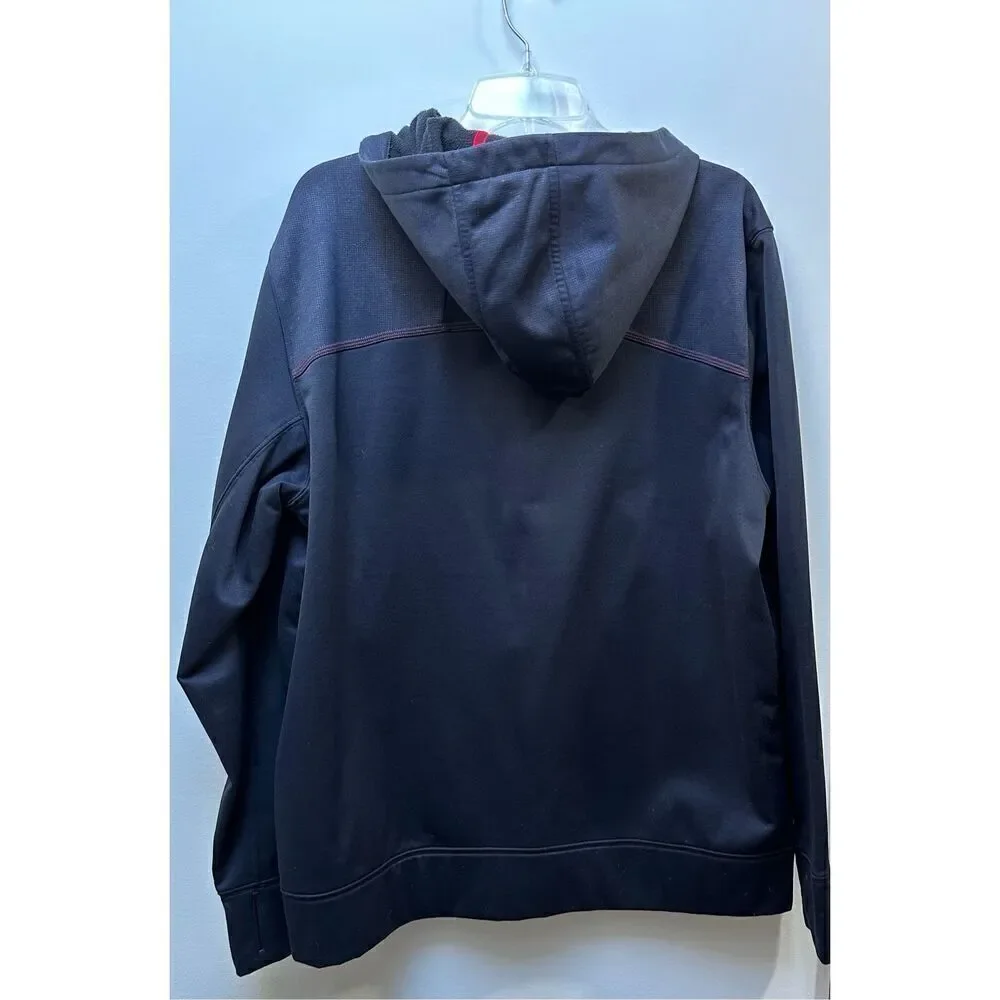 The North Face Mountain Athletics full  zip blue hooded jacket size XL #6-1519
